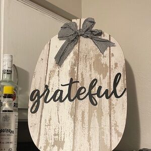 Kirkland Signature Grateful Sign with Black and White Bow